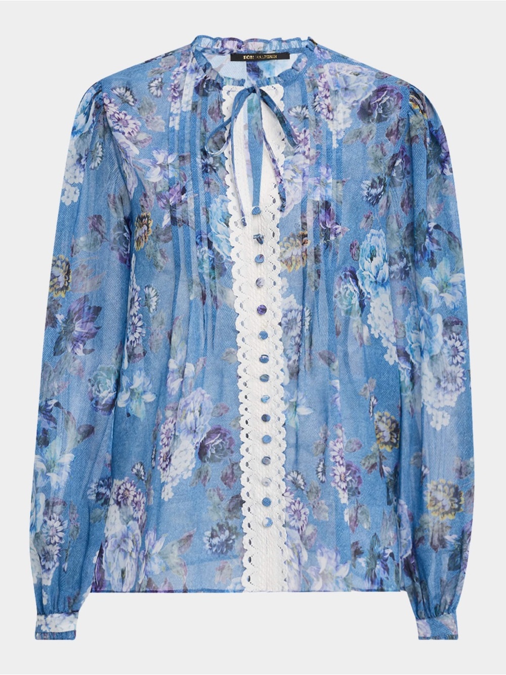 NWT Kobi Halperin Ingrid Pintuck Blouse